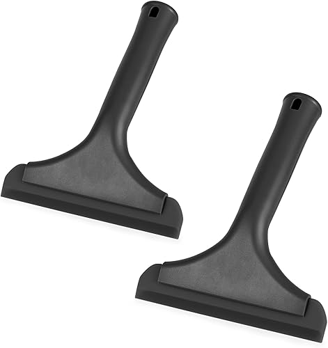 Gomake Pequeña escobilla de goma de silicona para ventana, escobilla de agua automática para parabrisas de automóvil, ventana, espejo, puerta de