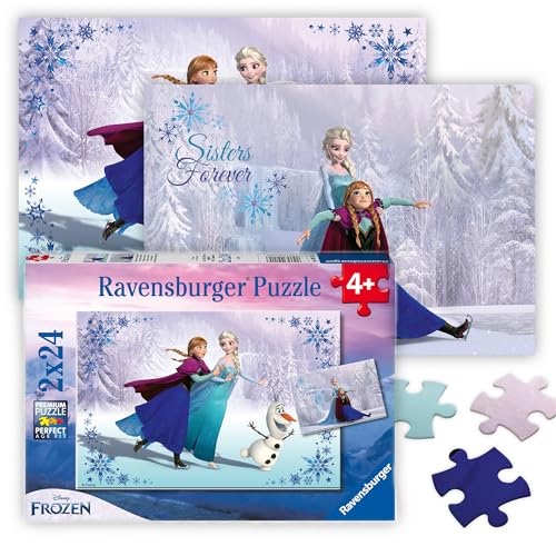 Ravensburger Frozen Rompecabezas 2 x 24 Piezas (09115 7)