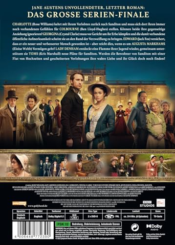 Sanditon - Staffel 3 en DVD para revivir el emocionante final de este drama de época 3