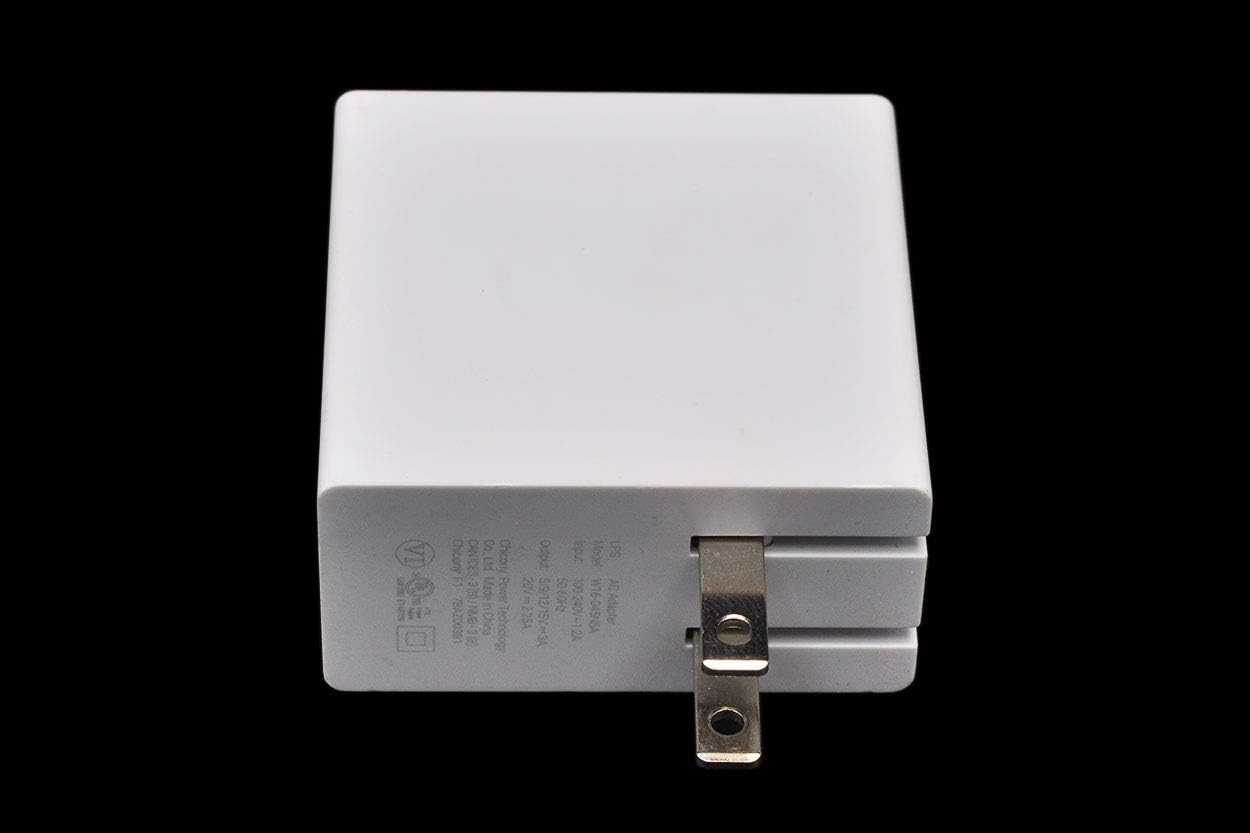 Best Cyber Deals 🔥 New OEM Compatible with Google Pixelbook 45W USB-C Type Charger and Cable, Model W16-045N5A (US Plug Adapter+USB Cable)