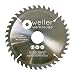 Produktbild WELLERWERKZEUGE | Profi HM Kreissägeblatt Sägeblatt 160x20mm 40 Zähne für holz Kunststoff Aluminium passend für Akku Kreissäge Tischsäge