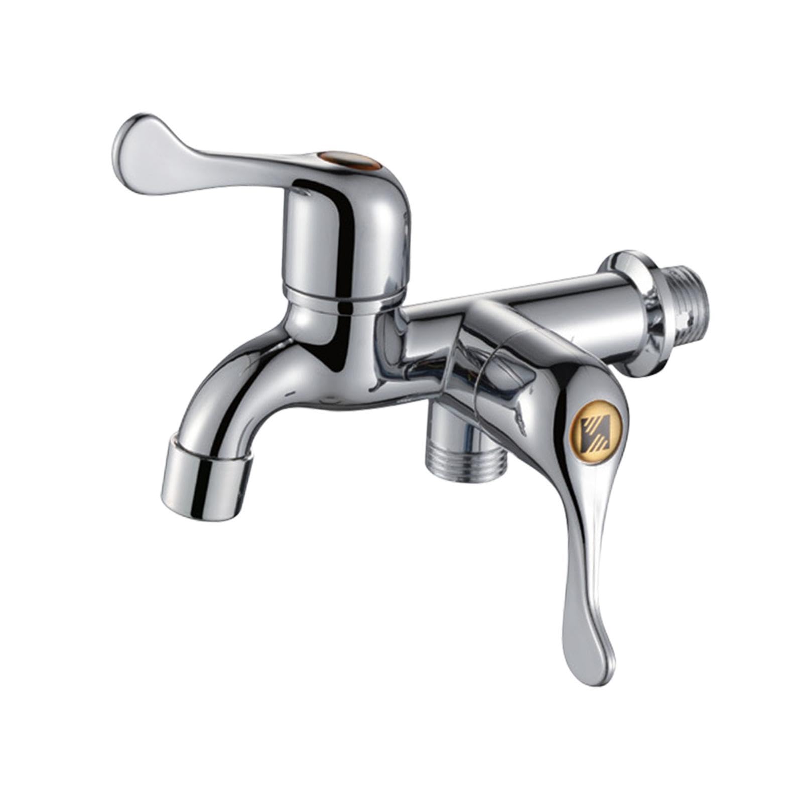 Zambuph Wall Mounted Faucet G1/2 Water Faucet Designed For Efficient Bathroom And Garden Which Not Affect Each Other Balcony Mop Sink Taps Garden Tap Single, Style C