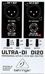 Best Price Square DI Box/Signal Splitter, DI-20 DI20 by BEHRINGER