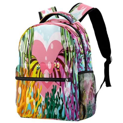 Sac de voyage décontracté motif corail pour les escapades de week-end des filles