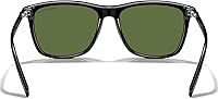 Vista 11 de MERRY'S S8286 Lentes de sol polarizados de aluminio, unisex, estilo de época, para hombres y mujeres 0c03 Marco negro/lente de espejo verde/patillas