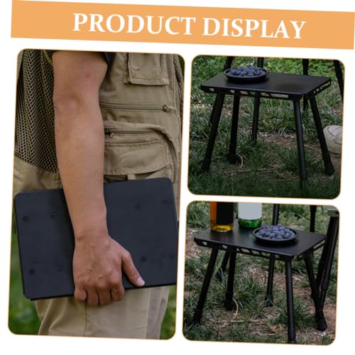 Table de camping extérieure compacte pour randonnée et repas sur la plage - 7