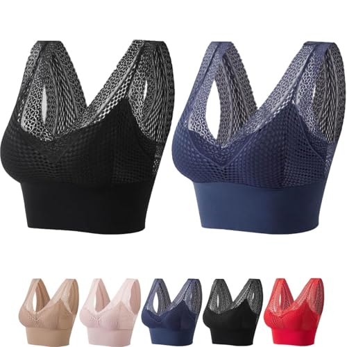 Soutien-gorge sans armatures contre les douleurs de poitrine Lunash Veracurves XL