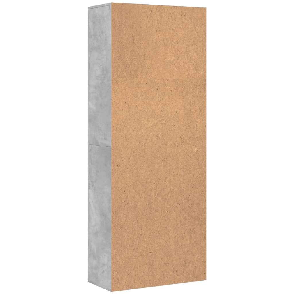 Générique Buffet Haut Gris béton 70x35x180 cm Bois d'ingénierie,Meubles, Armoires & Meubles de Rangement, Casiers & armoires de Rangement, Gris (Poids 51.88KG)