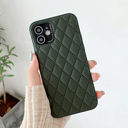 Étui en cuir de luxe pour iPhone XS style élégant et silicone souple cyan