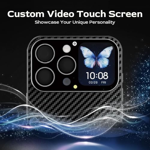 Coque écran tactile 1.71" Jectse avec selfies temps réel pour smartphone iOS 15 Pro - 7