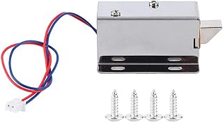 Drawer Locks, Safety Locks for Doors, DC 12V Mini Electromagnetic Lock Assembly Kit, Assembly Magnetic Lock Hardware for Cabinet Door Drawer