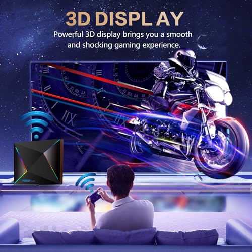 Image of Android TV Box 14.0,R69PLUS 4GB RAM 32GB ROM Android 14 Box,CPU Allwinner H728 &GPU Mali G57-MC1 Chipset Android Box,4K /8K Resolution Support 2.4G /5.8G Dual WiFi and Bluetooth 5.0 Smart Tv Box 2025