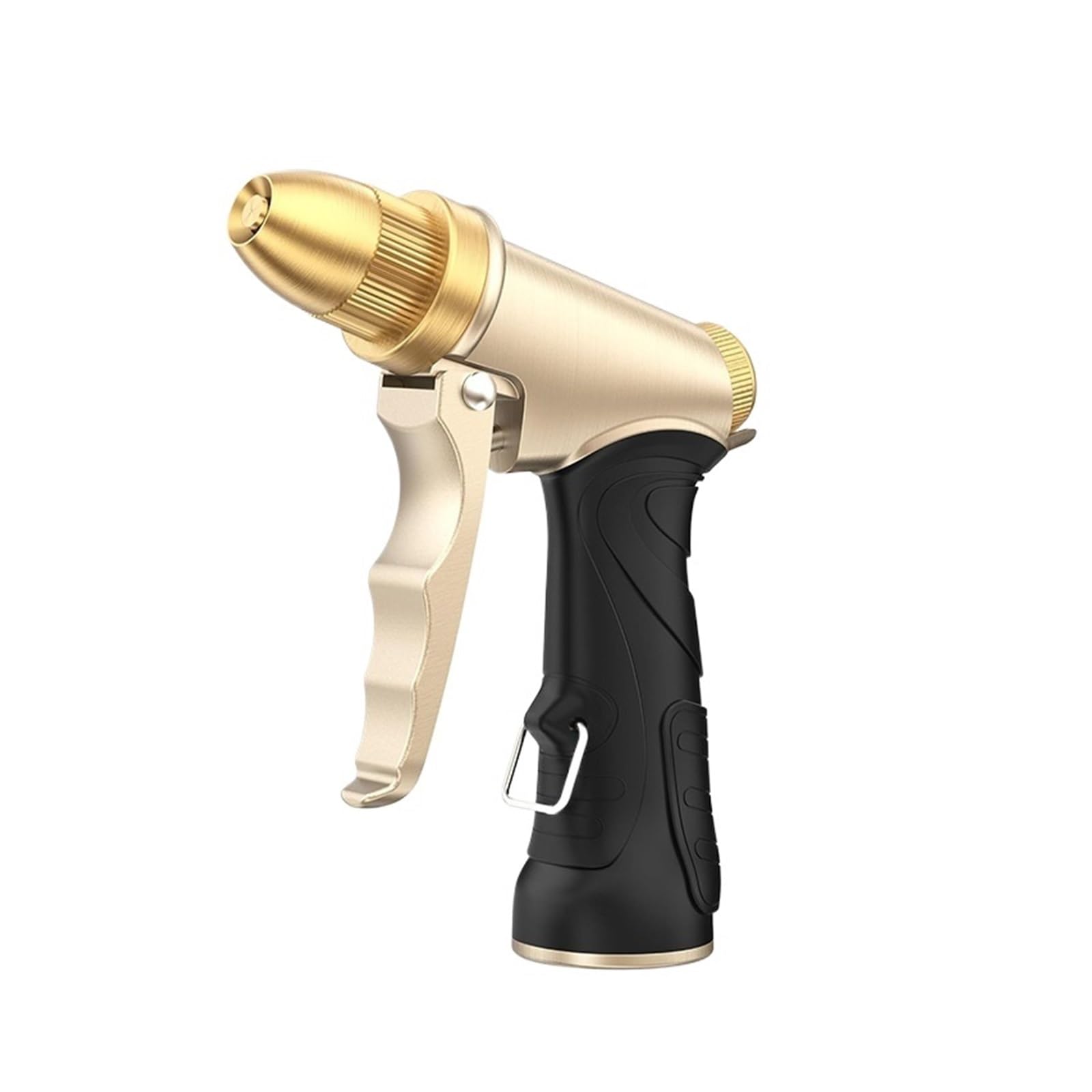 High Pressure Hose Nozzle Metal Hose Sprayer Nozzle Adjustable Spray Patterns, for Lawn Care Plants Watering