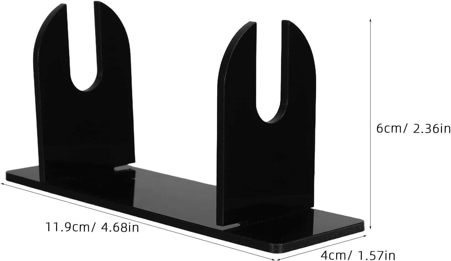 2pcs Acrylic Folding Hand Held Fan Stand Xmas for Display Holder