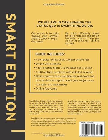 GED Full Study Guide: Test Preparation For All Subjects Including 4 Full Length Practice Tests Both In The Book + Online, With 1,300 Realistic Practice Test Questions And Hundreds Of Online Flashcards