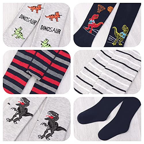 L&K-II 6er Kinder Jungen Strumpfhose Strickstrumpfhose mehrfarbig 2734 110-116