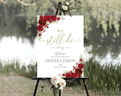 Vow Renewal Sign, Vow Renewal Decor, We Still Do Sign,