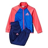 adidas Mädchen Entry Trainingsanzug, Blau/Pink/Grau, 116