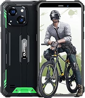 OUKITEL WP20 Pro Rugged Smartphone Android 12,5.93" Display 4GB+64GB NFC Rugged Phone,6300mAh Battery IP68 Waterproof Mobile Phones SIM Free Unlocked 4G,20MP Cameras Face ID+Fingerprint NFC