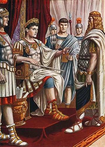 Peinture poster impression Decebalus Trajan Tancredi Scarpelli décoration murale 60x90