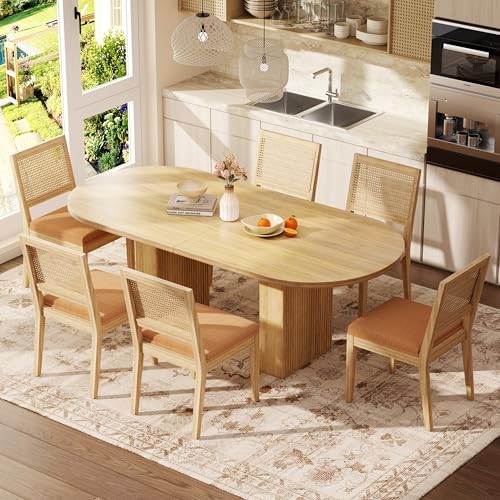 S With Tan Cushions For Kitchen & Small Dining Spaces
