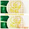 IModeur Yellow Permanent Vinyl for Cricut, 12" x 5 Ft Permanent Vinyl Roll for Cricut, Silhouette & Cameo, Vinyl for Mug, Cup, Window & Home Decal, and other DIY projects #1