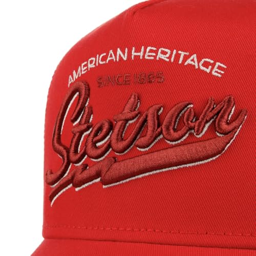 Image of Stetson American Heritage Trucker Cap Men Breathable Mesh Snapback Summer Winter