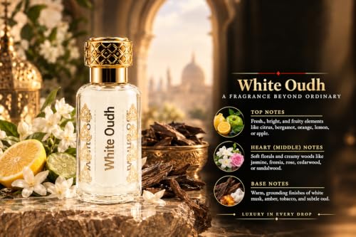 TARIQ PERFUME Premium And Luxury Fragrance White Oud Attar - Image 3