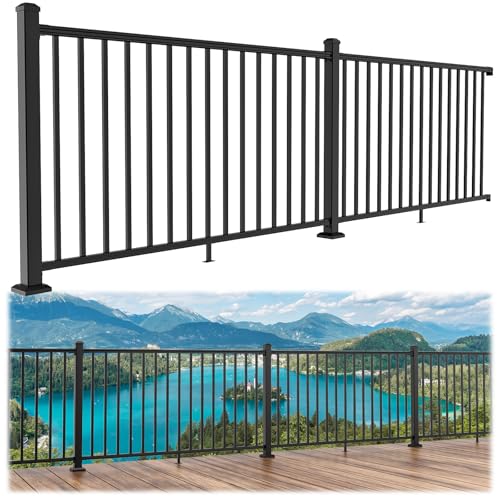 Egadis 42 in. H x 12 ft. W Porch and Deck Railing Kit,
