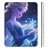 ディズニー アナと雪の女王 iPad Mini6 カバー 軽量 ipad Mini4 ケース ipad Mini5 ケース タブレットケース 三つ折り ペンシルホルダー付き 耐久 薄型 衝撃吸収