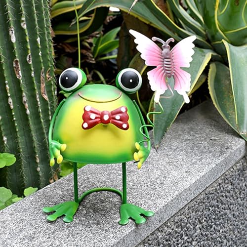 Grenouille en fer décorative pour sublimer votre jardin extérieur - 4