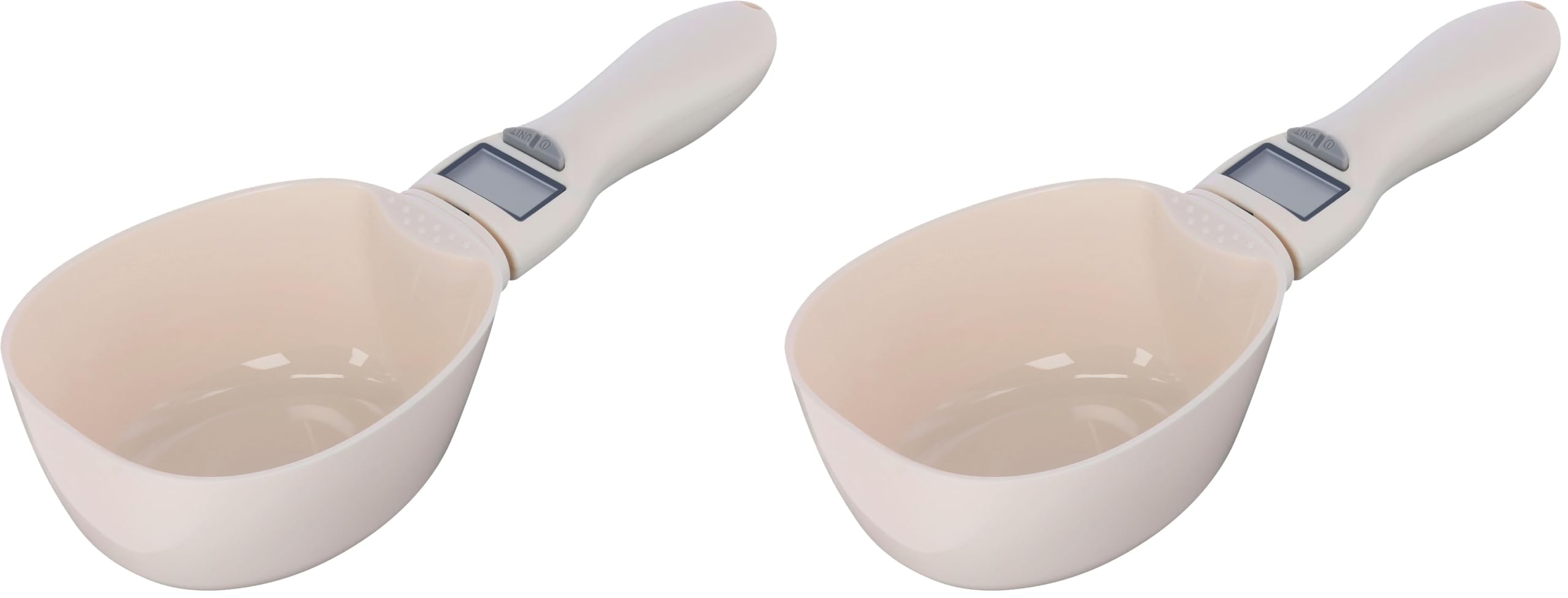 Pelle à alimentation numérique Kerbl lot de 2 balances de pesage pour ration chien chat cheval