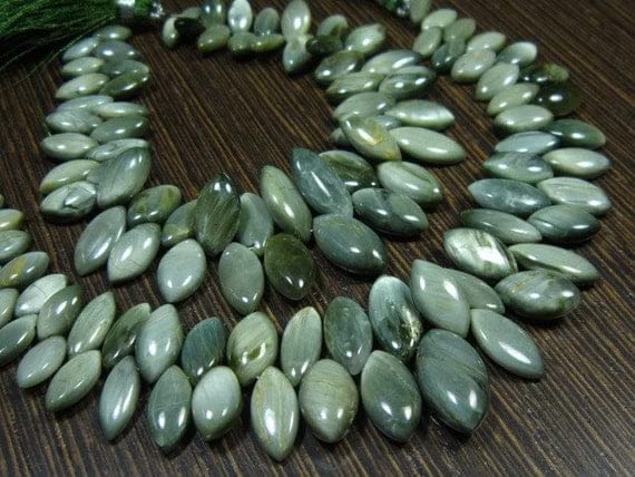 Perles oeil de chat marquise pour bijoux bohème chic