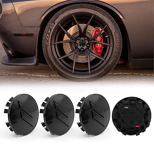Cache-moyeux 64mm de finition noir brillant pour roues 50,8 cm style 6CZ27DX8AA