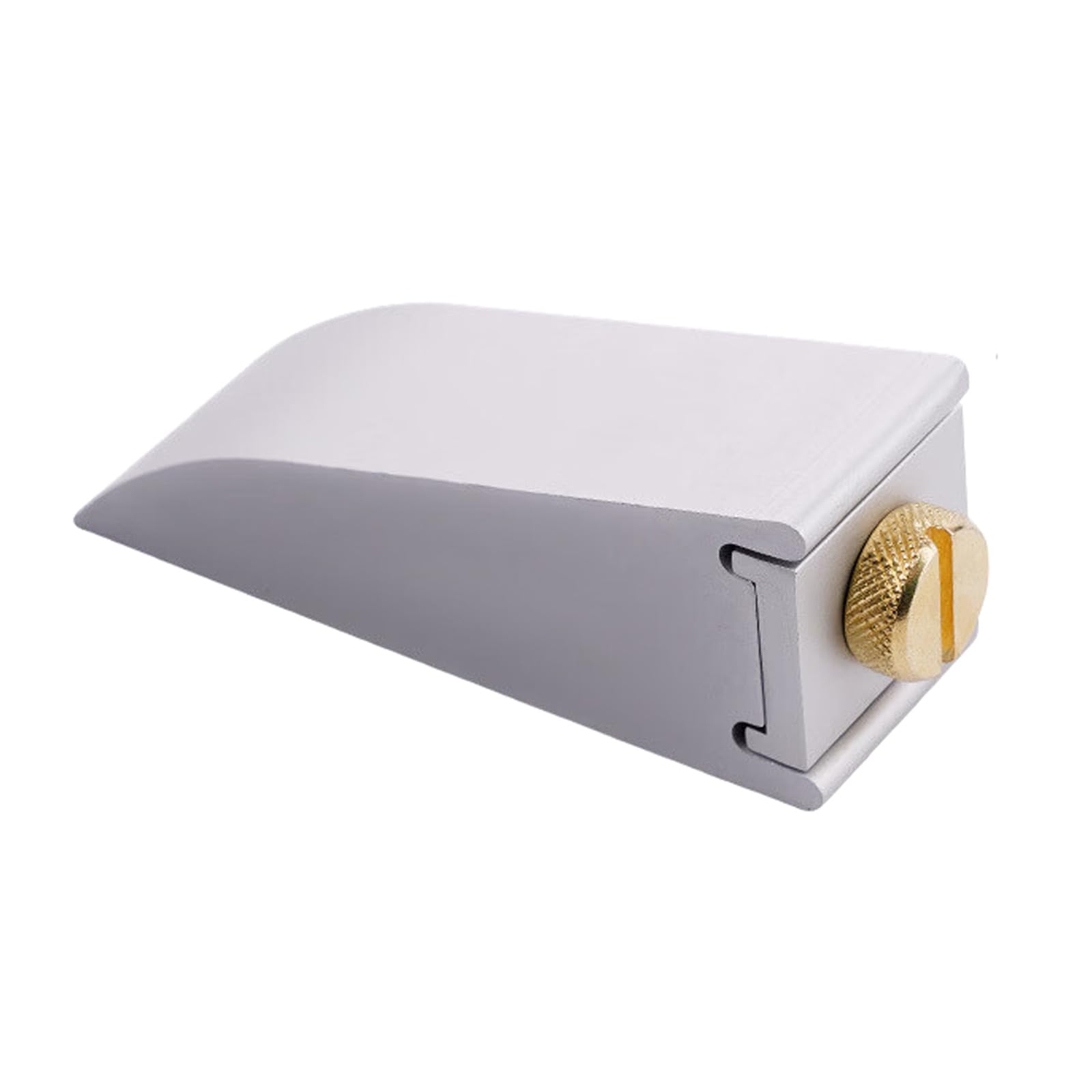 Laikoutd Cuniform Aluminum Alloy Sander Holder, Beveled Shape Sanding Clamp For Firm Paper Attachment And Accurate Grinding Sandpaper Organizers Rack