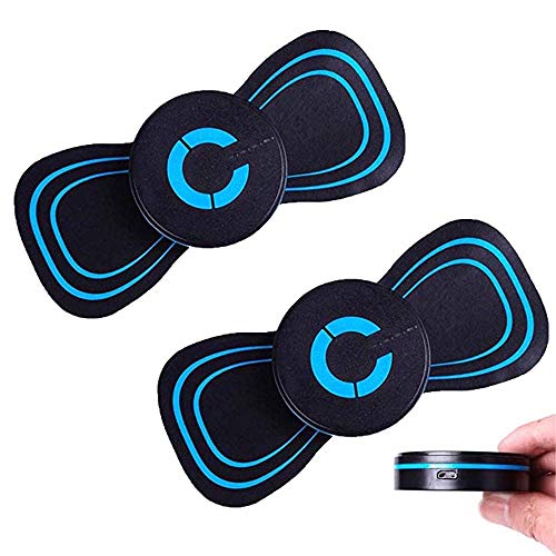 ARROZXGANT 2 Pcs Reactivate EMS Electric Massager Pad, Electric Breast Enhancer Chest Frequency Massager, 10 Modes Frequency Adjustable Bra Booster Growth Stimulator