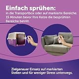 FELIWAY Classic Transport Spray für Katzen | Stressfreie Reise & Transport | sorgt für Entspannung bei punktueller Anwendung gegen Kratz- & Harnmarkieren | 60 ml