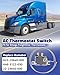 Hulyxayfave A/C Thermostat Switch Fit for Freightliner Omega A22-23640-000 A46-3122-030 22-23640-000, Air Conditioner Thermostat Switch