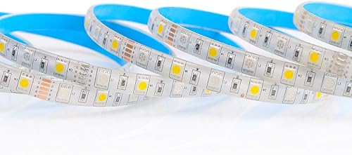Miniatura 3 de RGBW Led Strip Waterproof 12v 16.4ft (5M) 300LEDs SMD 5050 Warm White Plus RGB Light (Only RGBWW Strip)