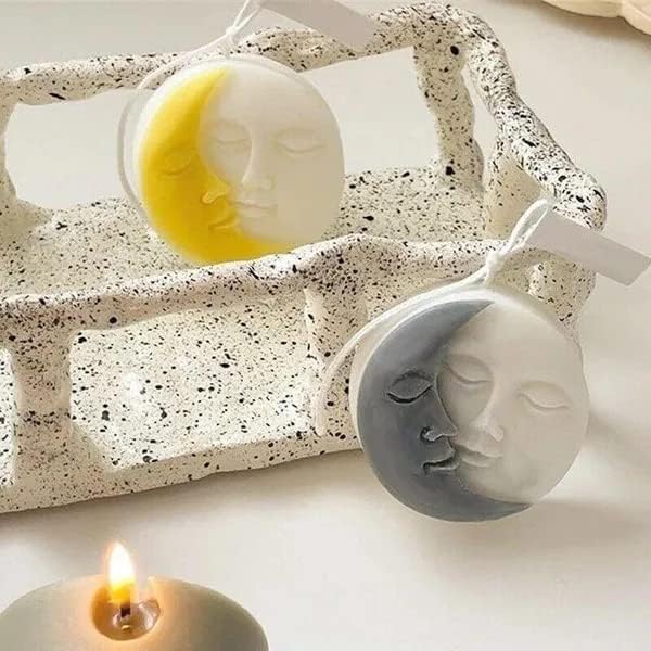 Miniatura 7 de Moldes de vela Molde de silicona para hacer velas, moldes 3D de bricolaje para cera de soja, cera de abejas, vela perfumada, regalos del día de San