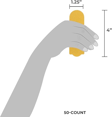 Vista 19 de ForPro Professional Collection Recambio de archivo Pedi de acero inoxidable, grano 180, blanco, almohadillas de recambio de pedicura EZ-Strip, 1.25