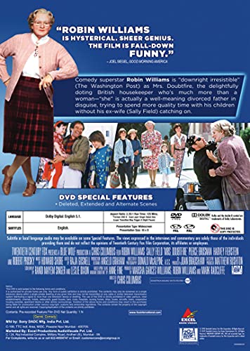 Mrs. Doubtfire B006QQACDC Book Cover