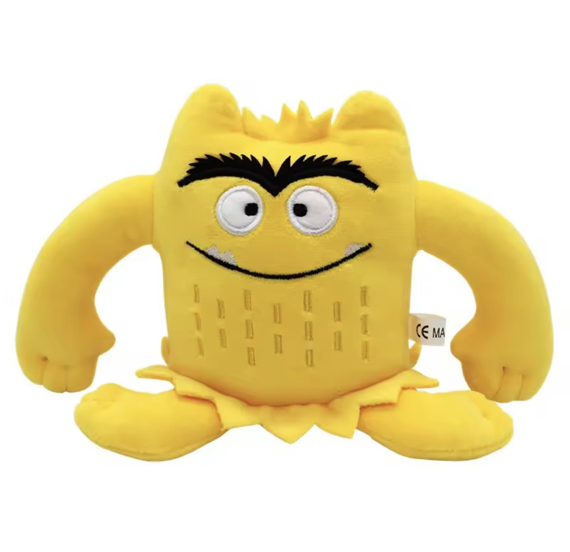 MONSTRUO DE COLORES PELUCHE AMARILLO 15 CM ALEGRIA