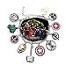 First_Look Marvel Comics The AVENGERS ( 11 Themed Charms) Metal/Enamel Charm BRACELET