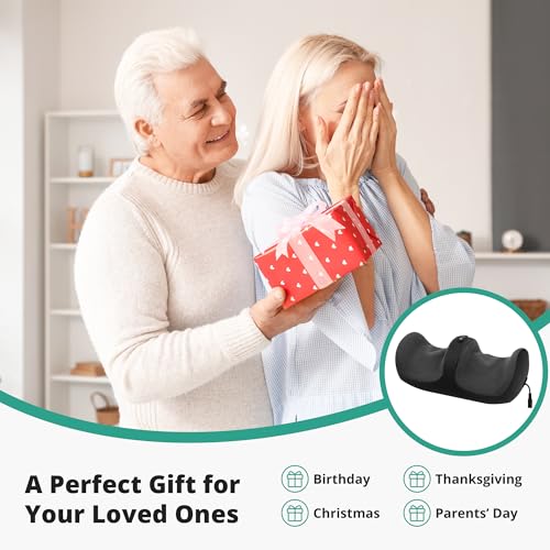 Image of Medcursor Foot Massager with Heat - Foot and Calf Massager with Massage Roller, Deep Massage for Plantar Fasciitis, Pain Relief, Neuropathy, Relax for Home or Office Use (Not Cordless)