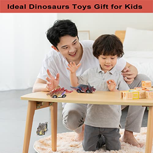 6 Pcs Dinosaur Pull Back Cars Toy, Dino Car Toys For Kids Animal Vehicles Dinosaur Games Toddler Car Toys Birthday Gifts Party Favors For Boys Girls By Giveme5 (Dinosaur) #TOP6