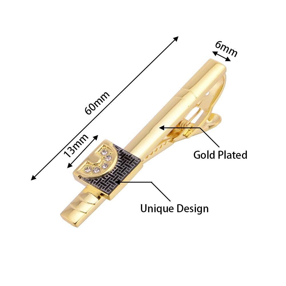 Fermacravatta Fermacravatta Dorato Gemelli Abito Elegante Abito Manica Chiodo Colletto Fermacravatta Accessori Abbigliamento Uomo
