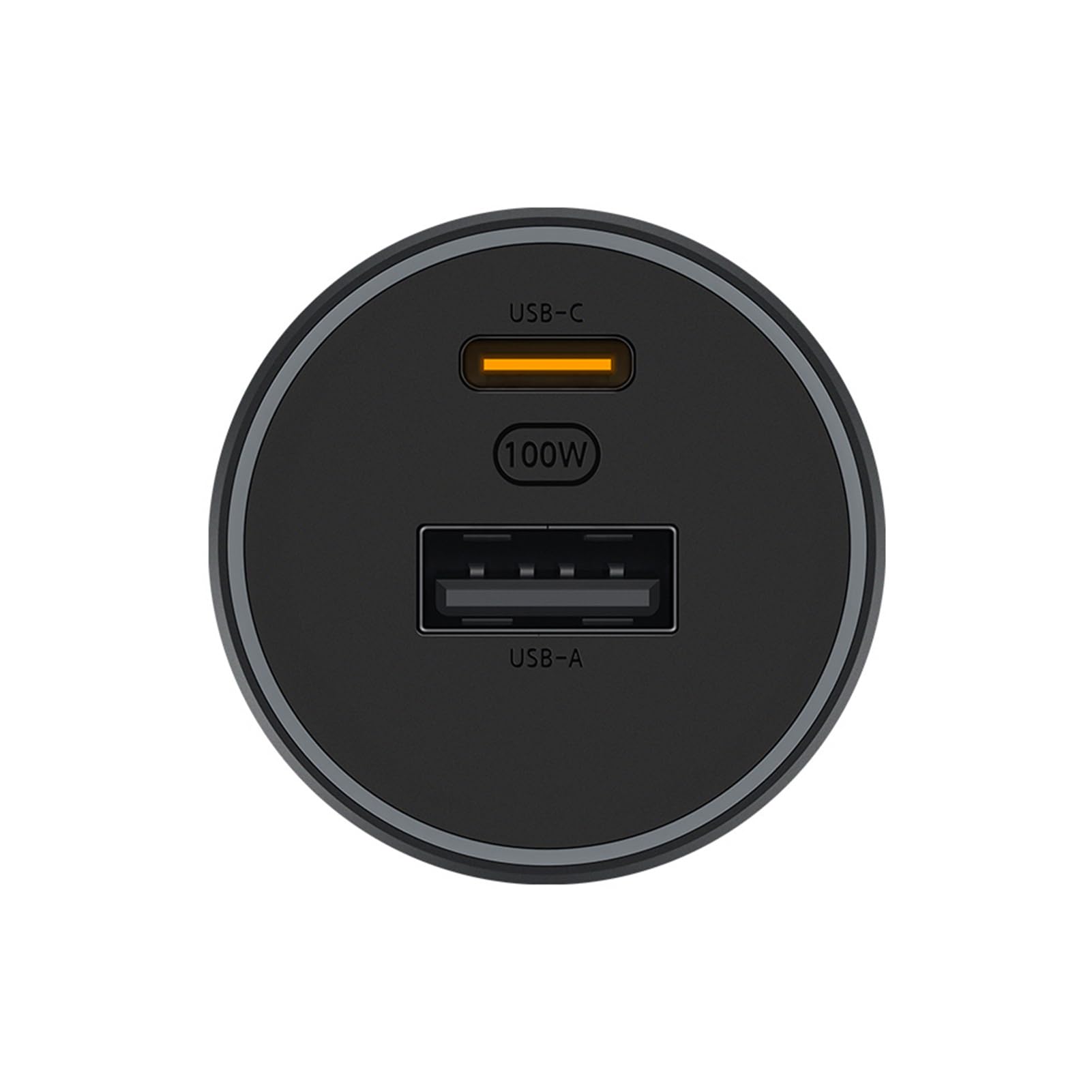 Caricabatterie a Doppia Porta USB-A Adattatore di Ricarica Rapida con Luce LED per Telefoni Laptop Dispositivi di Ricarica per Auto