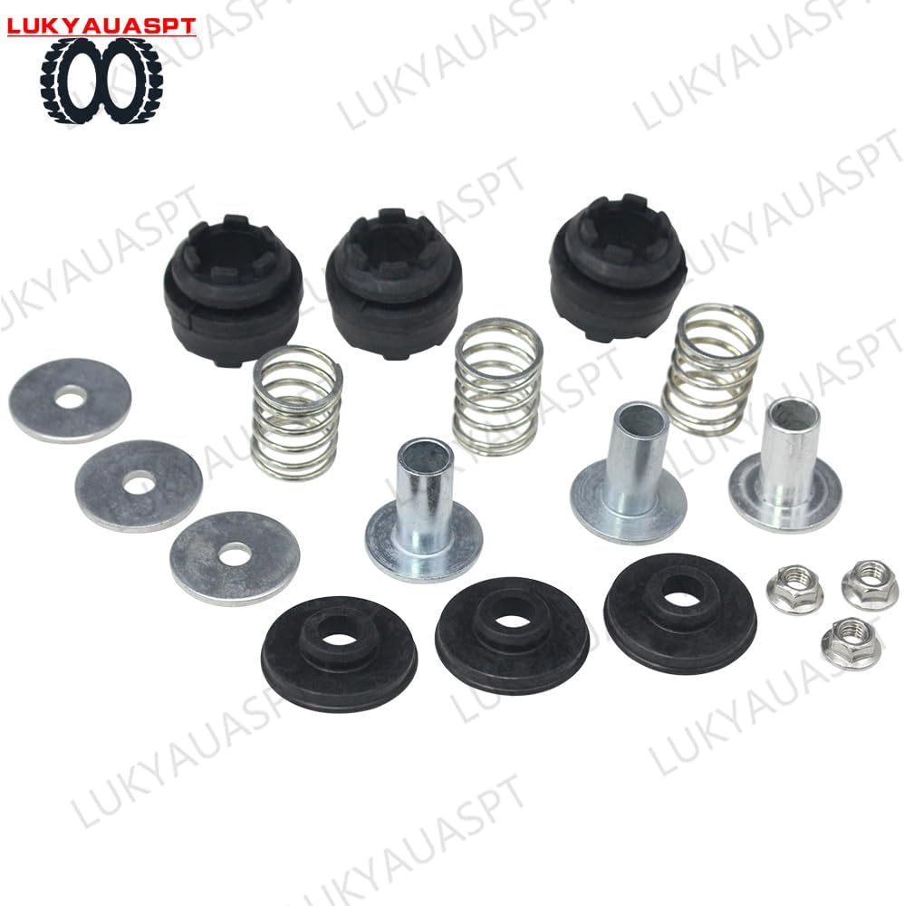 18PCS Air Suspension Compressor Pump Bracket Mount Kits For Mercedes W166 W164 W220 W221 W211 W251 A1643200004 1643200204 2213200704 2213201604 2513201204 2513202104 1663200104 A1663200204