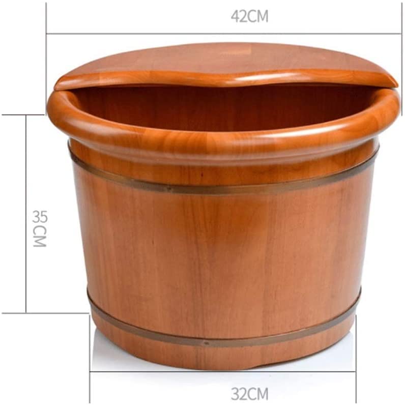 Masajeador spa de pies de madera maciza miniatura 2